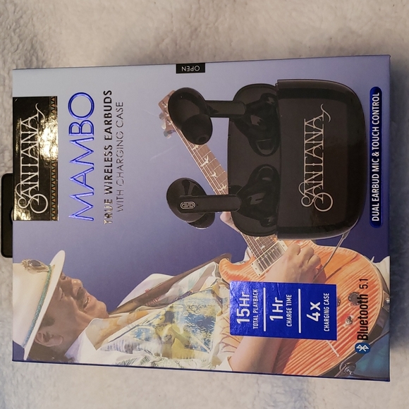 Carlos Santana Wireless Earbuds - Picture 1 of 11